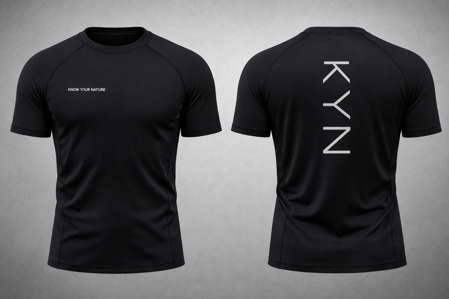 Black Rashguard – KYN Core Shadow (MMA / BJJ)