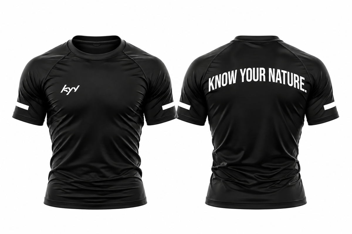 KYN Core MMA & Grappling Rashguard – Black